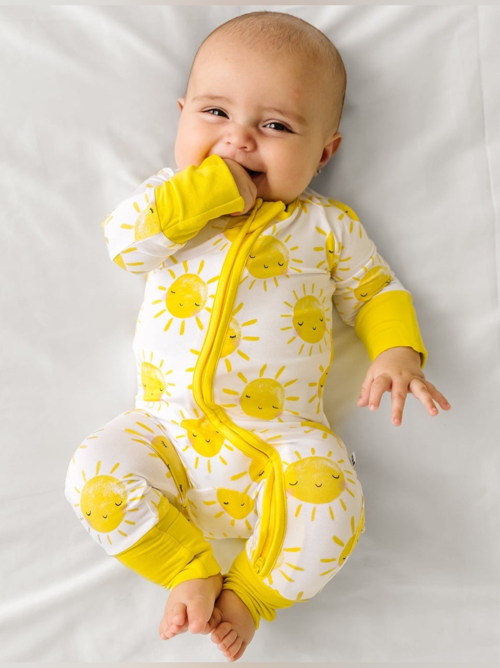 Little Sleepies Bamboo Sunshine Zippy size 3-6 Months
